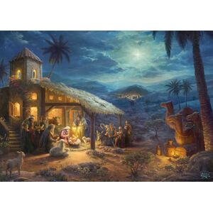 Schmidt Spiele Schmidt Thomas Kinkade Animale, Spirito, Nascita di Gesù, Puzzle da 1000 pezzi Schmidt Spiele Schmidt Thomas Kinkade Animale, Spirito, Nascita di Gesù, Puzzle da 1000 pezzi