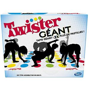 Hasbro , Twister Gigante, Gioco per Feste, Ideale per Famiglia e Amici, Ottima Idea Regalo, per Bambini e Bambine dai 6 Anni in Su, 2 o Più Giocatori, Versione in Francese Hasbro , Twister Gigante, Gioco per Feste, Ideale per Famiglia e Amici, Ottima Idea Regalo, per Bambini e Bambine dai 6 Anni in Su, 2 o Più Giocatori, Versione in Francese