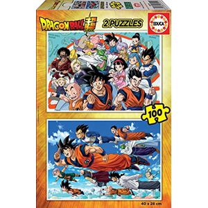 Educa Puzzle Dragon Ball Super 2x100 pezzi Puzzle Set Son Goku, Vegeta, Dragonball dai 6 anni () Educa Puzzle Dragon Ball Super 2x100 pezzi Puzzle Set Son Goku, Vegeta, Dragonball dai 6 anni ()