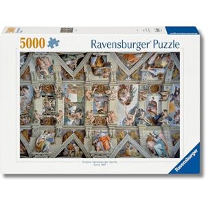 Ravensburger Puzzle 5000 Pezzi La Cappella Sistina – Puzzle Adulti +14 anni, 153 x 102 cm, Puzzle per Adulti Super Esperti, Collezione 5000 Pezzi, Idee Regalo Ravensburger Puzzle 5000 Pezzi La Cappella Sistina – Puzzle Adulti +14 anni, 153 x 102 cm, Puzzle per Adulti Super Esperti, Collezione 5000 Pezzi, Idee Regalo