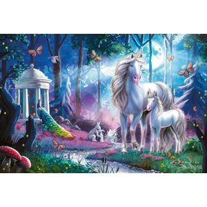 Schmidt Spiele Unicorno Cavalla con puledro, puzzle per bambini, 200 pezzi Schmidt Spiele Unicorno Cavalla con puledro, puzzle per bambini, 200 pezzi
