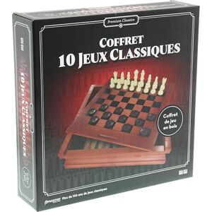 Goliath Valigetta multigiochi in legno 10 giochi da tavolo classici per bambini dai 6 anni Scacchi, signore, Backgammon, Mikado, Morpion Vassoio reversibile 2 + giocatori in francese Goliath Valigetta multigiochi in legno 10 giochi da tavolo classici per bambini dai 6 anni Scacchi, signore, Backgammon, Mikado, Morpion Vassoio reversibile 2 + giocatori in francese