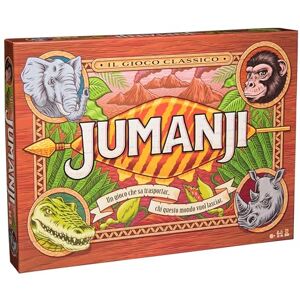 Spin Master Games Editrice Giochi, Jumanji il Gioco da Tavolo, Versione Cartone, Giochi da Tavola di Avventura per Famiglie e Amici, da 2 a 4 Giocatori, 8+ Anni Spin Master Games Editrice Giochi, Jumanji il Gioco da Tavolo, Versione Cartone, Giochi da Tavola di Avventura per Famiglie e Amici, da 2 a 4 Giocatori, 8+ Anni