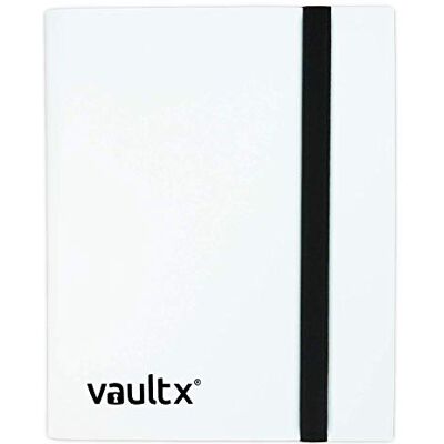 Vault X Raccoglitore per Carte da Collezione a 4 Tasche con Cinturino, 160 Carte, Formato Standard, 20 Pagine a Caricamento Laterale, Raccoglitore per Giochi di Collezionabili, TCG (Bianco) Vault X Raccoglitore per Carte da Collezione a 4 Tasche con Cinturino, 160 Carte, Formato Standard, 20 Pagine a Caricamento Laterale, Raccoglitore per Giochi di Collezionabili, TCG (Bianco)
