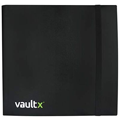 Vault X Raccoglitore per Carte da Collezione a 12 Tasche con Cinturino, 480 Carte, Formato Standard, 20 Pagine a Caricamento Laterale, Raccoglitore per Giochi di Collezionabili, TCG (Nero) Vault X Raccoglitore per Carte da Collezione a 12 Tasche con Cinturino, 480 Carte, Formato Standard, 20 Pagine a Caricamento Laterale, Raccoglitore per Giochi di Collezionabili, TCG (Nero)