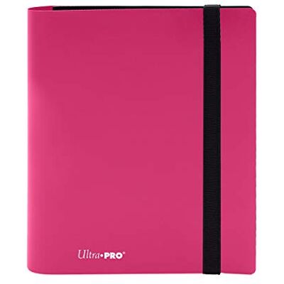 Ultra Pro Eclipse-Raccoglitore a 4 tasche, colore: Rosa acceso, E-15384 Ultra Pro Eclipse-Raccoglitore a 4 tasche, colore: Rosa acceso, E-15384