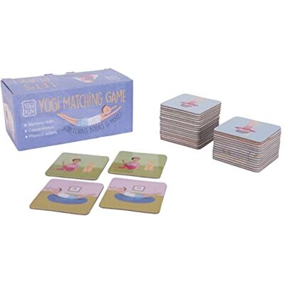 Ludilo Lúdilo-Memo Yogi Bambini Carte Giocattolo a Fare Famiglia Gioco Yoga per Bambini Blu Ludilo Lúdilo-Memo Yogi Bambini Carte Giocattolo a Fare Famiglia Gioco Yoga per Bambini Blu