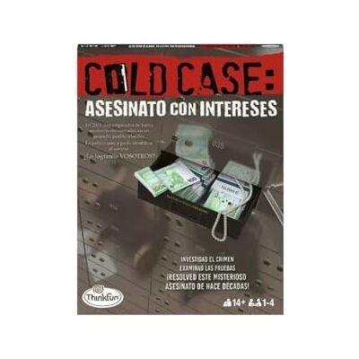 ThinkFun Scape Room Cold Case 3 Juegos De Mesa Adulto Caso Policial Para Resolver Escape Room Juego De Mesa Resuelve El Crimen Edición en Español ThinkFun Scape Room Cold Case 3 Juegos De Mesa Adulto Caso Policial Para Resolver Escape Room Juego De Mesa Resuelve El Crimen Edición en Español