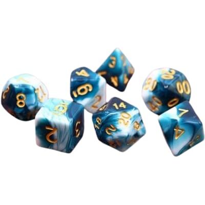 Rio -Set di 7 dadi – BlueInk Rio -Set di 7 dadi – BlueInk