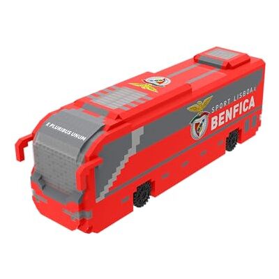FOCO Con licenza ufficiale S.L. Benfica modello di autobus BRXLZ da costruire con mattoncini 3D FOCO Con licenza ufficiale S.L. Benfica modello di autobus BRXLZ da costruire con mattoncini 3D