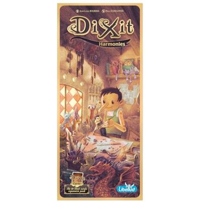 Asmodee Libellud , Dixit Expansion 8: Harmonies, Board Game, Ages 8+, 3 to 8 Players, 30 Minutes Playing Time Asmodee Libellud , Dixit Expansion 8: Harmonies, Board Game, Ages 8+, 3 to 8 Players, 30 Minutes Playing Time