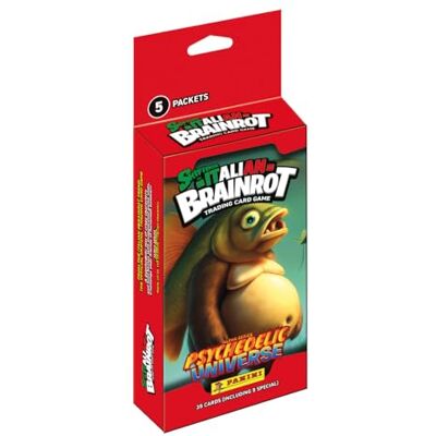 Panini Italian BRAINROT Trading Cards Game Blister 5 tasche Panini Italian BRAINROT Trading Cards Game Blister 5 tasche