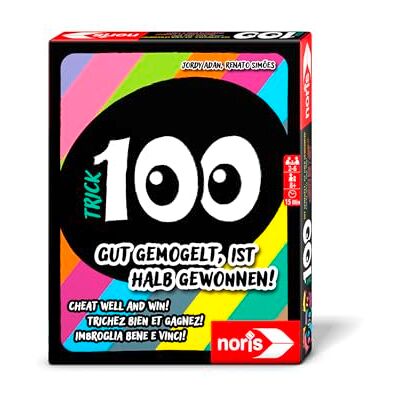 noris – Trick 100 (Gioco di Carte a Partire da 8 Anni) – Gioco Veloce per Bluffen & Zocken per 2 – 6 Giocatori, Circa 15 Minuti di Durata per Gioco noris – Trick 100 (Gioco di Carte a Partire da 8 Anni) – Gioco Veloce per Bluffen & Zocken per 2 – 6 Giocatori, Circa 15 Minuti di Durata per Gioco