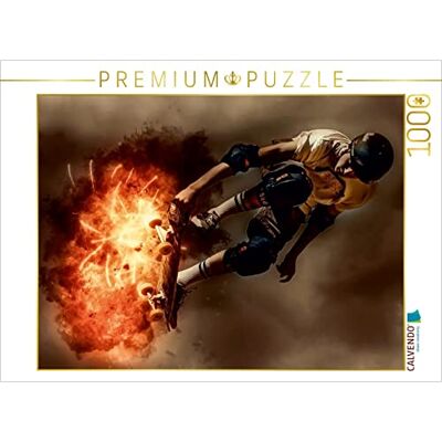 CALVENDO Peter Roder Puzzle da skateboard, 1000 pezzi, dimensioni 64 x 48 cm CALVENDO Peter Roder Puzzle da skateboard, 1000 pezzi, dimensioni 64 x 48 cm