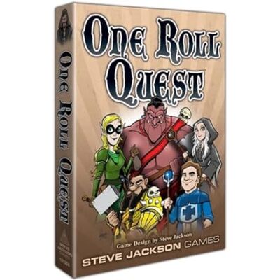 Jackson One Roll Quest Second Edition The Fast-Paced Adventure Game for 2 to 6 Players Ages 10 and Up English Jackson One Roll Quest Second Edition The Fast-Paced Adventure Game for 2 to 6 Players Ages 10 and Up English