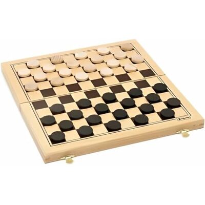 Jeujura Jeu de dames Coffret pliant Jeujura Jeu de dames Coffret pliant