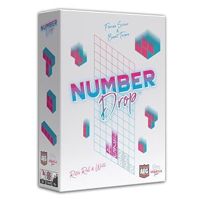 AEG Alderac Entertainment Number Drop Dice Game Base Game For 1-6 Players From Ages 10+ English AEG Alderac Entertainment Number Drop Dice Game Base Game For 1-6 Players From Ages 10+ English