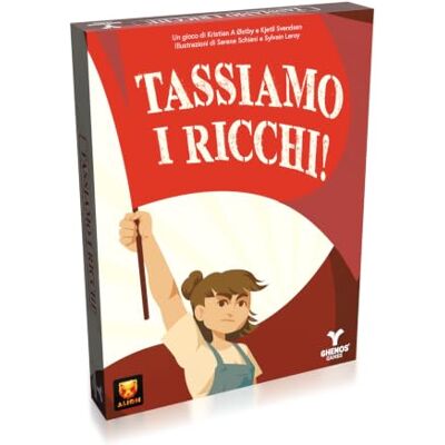 Ghenos Games Tassiamo i ricchi! Gioco di Carte Edizione Italiana Ghenos Games Tassiamo i ricchi! Gioco di Carte Edizione Italiana