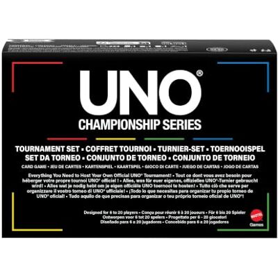 Mattel UNO Championship Series Set da torneo, Gioco di Carte Mattel UNO Championship Series Set da torneo, Gioco di Carte