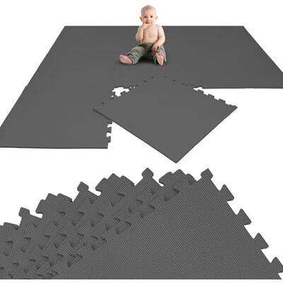 LittleTom 8 Pezzi Tappeto Gioco per Bambini in Piastrelle EVA 50x50 cm Pavimento Morbido e Antiscivolo per Bimbi Superficie Puzzle Protettiva Ideale per la Cameretta dei Piccoli e Gioco a Terra LittleTom 8 Pezzi Tappeto Gioco per Bambini in Piastrelle EVA 50x50 cm Pavimento Morbido e Antiscivolo per Bimbi Superficie Puzzle Protettiva Ideale per la Cameretta dei Piccoli e Gioco a Terra