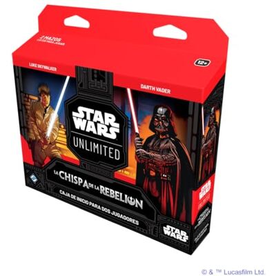 Fantasy Flight Games Star Wars Unlimited: La Scintilla della ribellione Casella iniziale per due giocatori in spagnolo Fantasy Flight Games Star Wars Unlimited: La Scintilla della ribellione Casella iniziale per due giocatori in spagnolo