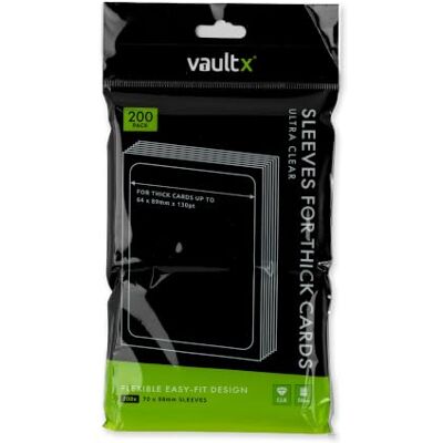 Vault X Protèges-Cartes Penny Sleeves, Souples, Haute Transparence, Pour Jeux de Cartes à Collectionner, TCG (Lot de 200) Vault X Protèges-Cartes Penny Sleeves, Souples, Haute Transparence, Pour Jeux de Cartes à Collectionner, TCG (Lot de 200)