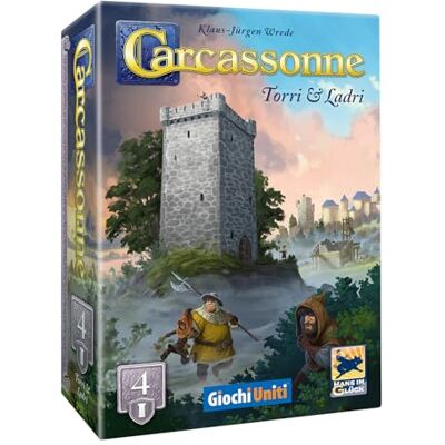Giochi Uniti Carcassonne Revival: Torri e Ladri 4, 2-5 Giocatori, 7+ Anni, , Edizione italiana Giochi Uniti Carcassonne Revival: Torri e Ladri 4, 2-5 Giocatori, 7+ Anni, , Edizione italiana