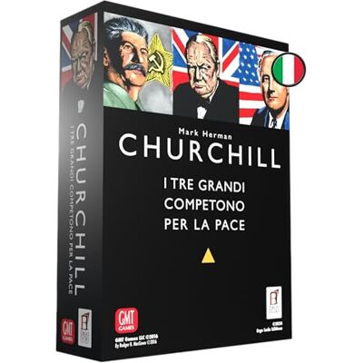 Asmodee Churchill, Gioco da Tavolo di Strategia, 1-3 Giocatori, 14+ Anni, Edizione in Italiano Asmodee Churchill, Gioco da Tavolo di Strategia, 1-3 Giocatori, 14+ Anni, Edizione in Italiano