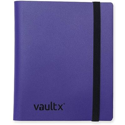 Vault X Raccoglitore per Carte da Collezione a 4 Tasche con Cinturino, 160 Carte, Formato Standard, 20 Pagine a Caricamento Laterale, Raccoglitore per Giochi di Collezionabili, TCG (Viola) Vault X Raccoglitore per Carte da Collezione a 4 Tasche con Cinturino, 160 Carte, Formato Standard, 20 Pagine a Caricamento Laterale, Raccoglitore per Giochi di Collezionabili, TCG (Viola)