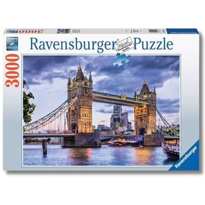 Ravensburger Puzzle 3000 Pezzi La bellissima città Londra – Puzzle Adulti +14 anni, 121 x 80 cm, Puzzle per Adulti per Esperti, Collezione Londra, Idee Regalo Ravensburger Puzzle 3000 Pezzi La bellissima città Londra – Puzzle Adulti +14 anni, 121 x 80 cm, Puzzle per Adulti per Esperti, Collezione Londra, Idee Regalo