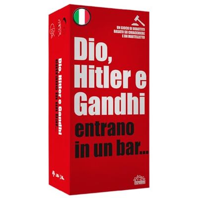 Asmodee – DIO, HITLER E GANDHI ENTRANO IN UN BAR – Gioco da Tavolo per Serate tra Amici – Party Game Divertente – Carte da Gioco – Idea Regalo – 14+ Anni – 3+ Giocatori – Edizione in Italiano Asmodee – DIO, HITLER E GANDHI ENTRANO IN UN BAR – Gioco da Tavolo per Serate tra Amici – Party Game Divertente – Carte da Gioco – Idea Regalo – 14+ Anni – 3+ Giocatori – Edizione in Italiano