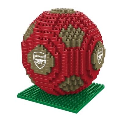 FOCO Con licenza ufficiale Arsenal FC modello di pallone da calcio BRXLZ nei colori alternativi della squadra da costruire con mattoncini 3D FOCO Con licenza ufficiale Arsenal FC modello di pallone da calcio BRXLZ nei colori alternativi della squadra da costruire con mattoncini 3D