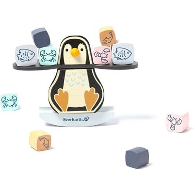 Everearth Gioco d’equilibrio con pinguino a bambini a partire da 36mesi di età Everearth Gioco d’equilibrio con pinguino a bambini a partire da 36mesi di età