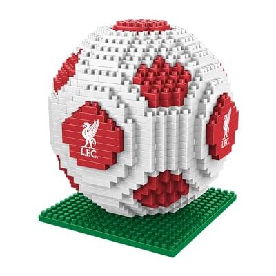 FOCO Con licenza ufficiale Liverpool FC modello di pallone da calcio BRXLZ da costruire con mattoncini 3D FOCO Con licenza ufficiale Liverpool FC modello di pallone da calcio BRXLZ da costruire con mattoncini 3D