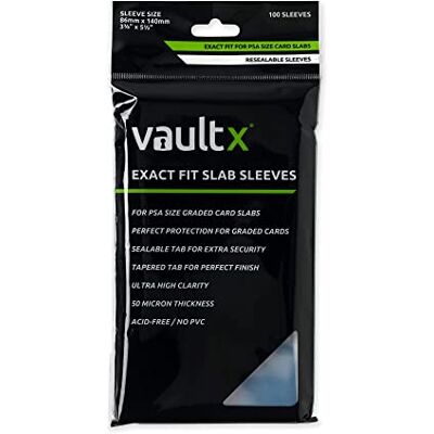 Vault X Bustine per Carte da Collezione Classificate, Buste a Misura Perfetta per Custodie PSA, MGC, CGC, UGC, GG e Altre di Dimensioni Simili, Sport, TCG (Confezione da 100) Vault X Bustine per Carte da Collezione Classificate, Buste a Misura Perfetta per Custodie PSA, MGC, CGC, UGC, GG e Altre di Dimensioni Simili, Sport, TCG (Confezione da 100)