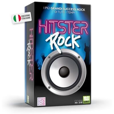 Rocco Giocattoli Yas Games- Hitster Rock L'Unico in Italiano Gioco Musicale da 2 a 10 Giocatori dai 16 anni in su Rocco Giocattoli Yas Games- Hitster Rock L'Unico in Italiano Gioco Musicale da 2 a 10 Giocatori dai 16 anni in su