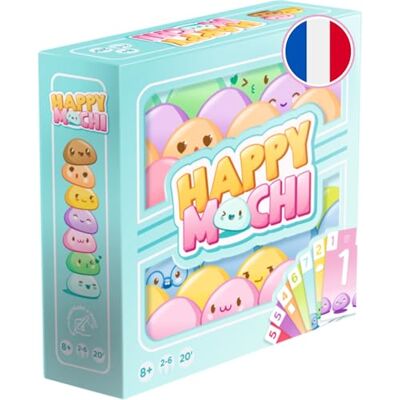 Asmodee Happy Mochi Gioco di carte carino per giocare in famiglia Gioco illustrato a mano con design Kawaii a partire da 8 anni per 2 a 6 giocatori, 20 minuti, francese Asmodee Happy Mochi Gioco di carte carino per giocare in famiglia Gioco illustrato a mano con design Kawaii a partire da 8 anni per 2 a 6 giocatori, 20 minuti, francese