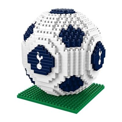 FOCO Con licenza ufficiale Tottenham Hotspur modello di pallone da calcio BRXLZ da costruire con mattoncini 3D FOCO Con licenza ufficiale Tottenham Hotspur modello di pallone da calcio BRXLZ da costruire con mattoncini 3D
