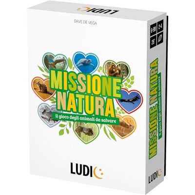 Headu LUDIC Missione Natura NEW Il Gioco Degli Animali Da Salvare Un Divertente Gioco di Carte per Salvare le Specie Animali, Gioco di Società per Tutta la Famiglia, Idea Regalo per Adulti e Ragazzi Headu LUDIC Missione Natura NEW Il Gioco Degli Animali Da Salvare Un Divertente Gioco di Carte per Salvare le Specie Animali, Gioco di Società per Tutta la Famiglia, Idea Regalo per Adulti e Ragazzi