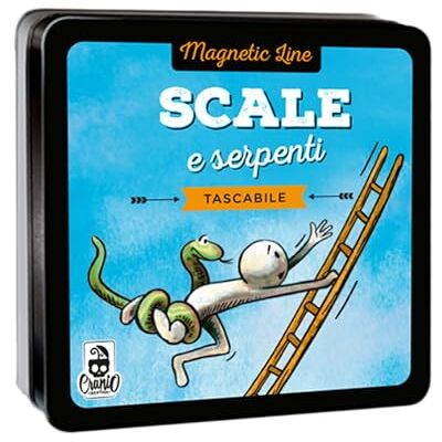Cranio Creations Magnetic Line, Scale E Serpenti Un Grande Classico In Versione Tascabile 2-4 Giocatori 10 Min – Gioco per Famiglie – Età 4+ Edizione in Lingua Italiana Cranio Creations Magnetic Line, Scale E Serpenti Un Grande Classico In Versione Tascabile 2-4 Giocatori 10 Min – Gioco per Famiglie – Età 4+ Edizione in Lingua Italiana