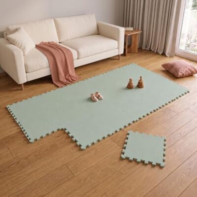 LittleTom 18 Pezzi Tappeto Gioco per Bambini in Piastrelle EVA 30x30 cm Pavimento Morbido e Antiscivolo per Neonati Superficie Puzzle Protettiva Ideale per la Cameretta dei Bimbi e Gioco a Terra LittleTom 18 Pezzi Tappeto Gioco per Bambini in Piastrelle EVA 30x30 cm Pavimento Morbido e Antiscivolo per Neonati Superficie Puzzle Protettiva Ideale per la Cameretta dei Bimbi e Gioco a Terra