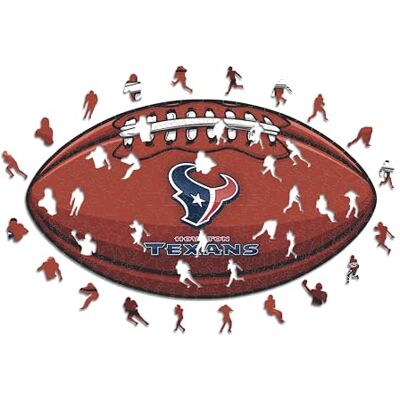 Iconic Puzzles Houston Texans, Logo, Puzzle di Legno con Licenza Ufficiale NFL, 100% sostenibile, Regalo per Adulti e Bambini, Taglia L, 500 PCS Iconic Puzzles Houston Texans, Logo, Puzzle di Legno con Licenza Ufficiale NFL, 100% sostenibile, Regalo per Adulti e Bambini, Taglia L, 500 PCS