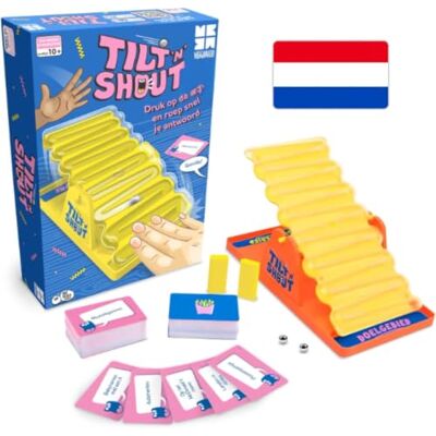 Megableu TILT 'N' SHOUT – Gioco da tavolo per bambini dagli 8 anni Gioco interattivo di parole e reazioni con timer bascule e palla 2–12 giocatori Gioco Famiglia e Feste Versione IT Megableu TILT 'N' SHOUT – Gioco da tavolo per bambini dagli 8 anni Gioco interattivo di parole e reazioni con timer bascule e palla 2–12 giocatori Gioco Famiglia e Feste Versione IT