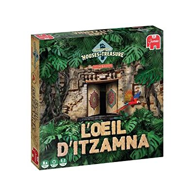 Jumbo Escape Game L'Occhio di Itzamna Gioco da tavolo con enigmi, Erediterai una fortuna Puzzle per adolescenti, adulti da 16 anni, da 1 a 4 giocatori Jumbo Escape Game L'Occhio di Itzamna Gioco da tavolo con enigmi, Erediterai una fortuna Puzzle per adolescenti, adulti da 16 anni, da 1 a 4 giocatori
