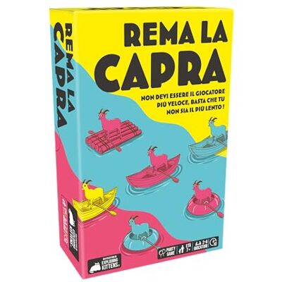 Asmodee – REMA LA CAPRA – Un Gioco da Tavolo Rapido e Divertente dai Creatori di Exploding Kittens – Carte da Gioco – Idea Regalo per Amici e Bambini – 2-6 Giocatori – 7+ Anni – Edizione in Italiano Asmodee – REMA LA CAPRA – Un Gioco da Tavolo Rapido e Divertente dai Creatori di Exploding Kittens – Carte da Gioco – Idea Regalo per Amici e Bambini – 2-6 Giocatori – 7+ Anni – Edizione in Italiano
