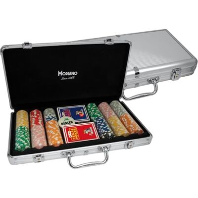 Modiano Valigetta 300 chips 14 g valori bassi Modiano Valigetta 300 chips 14 g valori bassi