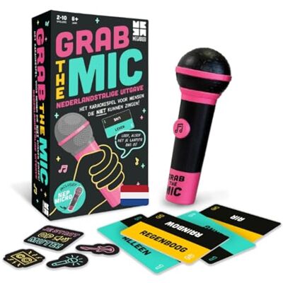 Megableu GRAB THE MIC Gioco Karaoke per Enfants 8 Ans+ Divertente gioco musicale per la famiglia per la casa Gioco di festa interattivo senza talenti cantanti Non sono necessarie batterie Megableu GRAB THE MIC Gioco Karaoke per Enfants 8 Ans+ Divertente gioco musicale per la famiglia per la casa Gioco di festa interattivo senza talenti cantanti Non sono necessarie batterie