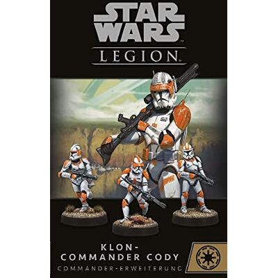 Davy, Alex Star Wars: Legion – Clone Commander Cody Espansione Comandante Tabletop 2 Giocatori dai 14+ Anni 120-180 Minuti Tedesco Davy, Alex Star Wars: Legion – Clone Commander Cody Espansione Comandante Tabletop 2 Giocatori dai 14+ Anni 120-180 Minuti Tedesco