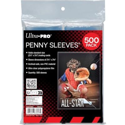 Ultra Pro Penny 500 custodie per carte di credito standard, per carte da collezione come Pokemon Magic, dimensioni standard, trasparenti Ultra Pro Penny 500 custodie per carte di credito standard, per carte da collezione come Pokemon Magic, dimensioni standard, trasparenti
