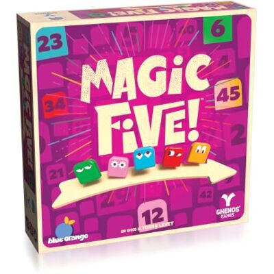 Ghenos Games Magic Five! Gioco da Tavolo Gioco Competitivo per Adulti e Bambini dagli 8 Anni in su 2-4 Giocatori Durata 15min Edizione Italiana Ghenos Games Magic Five! Gioco da Tavolo Gioco Competitivo per Adulti e Bambini dagli 8 Anni in su 2-4 Giocatori Durata 15min Edizione Italiana
